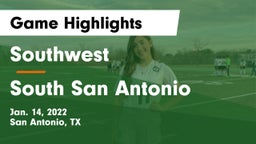 Southwest  vs South San Antonio  Game Highlights - Jan. 14, 2022