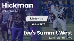 Matchup: Hickman  vs. Lee's Summit West  2017