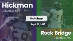Matchup: Hickman  vs. Rock Bridge  2018