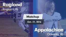 Matchup: Ragland  vs. Appalachian  2016