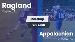 Matchup: Ragland  vs. Appalachian  2018