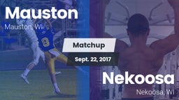 Matchup: Mauston  vs. Nekoosa  2017