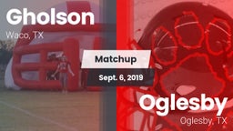 Matchup: Gholson  vs. Oglesby  2019