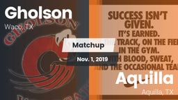 Matchup: Gholson  vs. Aquilla  2019