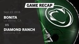 Recap: Bonita  vs. Diamond Ranch  2016