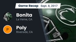 Recap: Bonita  vs. Poly  2017