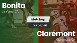 Matchup: Bonita  vs. Claremont  2017