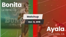 Matchup: Bonita  vs. Ayala  2018