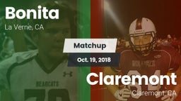 Matchup: Bonita  vs. Claremont  2018