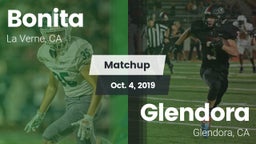 Matchup: Bonita  vs. Glendora  2019