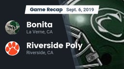 Recap: Bonita  vs. Riverside Poly  2019