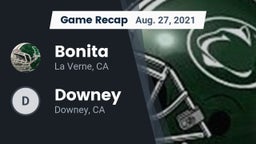 Recap: Bonita  vs. Downey  2021