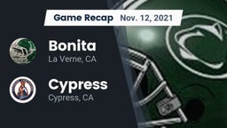 Recap: Bonita  vs. Cypress  2021