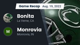 Recap: Bonita  vs. Monrovia  2022