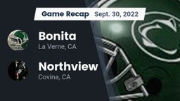 Recap: Bonita  vs. Northview  2022