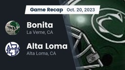 Recap: Bonita  vs. Alta Loma  2023