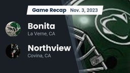 Recap: Bonita  vs. Northview  2023