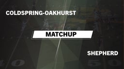Matchup: Coldspring-Oakhurst vs. Shepherd  2016