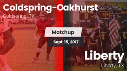 Matchup: Coldspring-Oakhurst vs. Liberty  2017