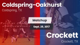 Matchup: Coldspring-Oakhurst vs. Crockett  2017