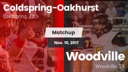 Matchup: Coldspring-Oakhurst vs. Woodville  2017