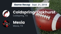 Recap: Coldspring-Oakhurst  vs. Mexia  2018