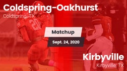 Matchup: Coldspring-Oakhurst vs. Kirbyville  2020