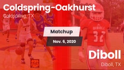 Matchup: Coldspring-Oakhurst vs. Diboll  2020