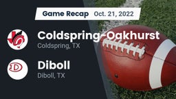 Recap: Coldspring-Oakhurst  vs. Diboll  2022