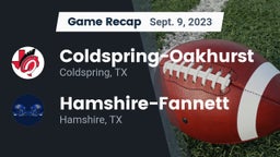 Recap: Coldspring-Oakhurst  vs. Hamshire-Fannett  2023