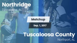 Matchup: Northridge High vs. Tuscaloosa County  2017