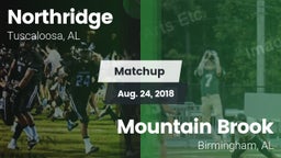 Matchup: Northridge High vs. Mountain Brook  2018