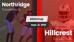 Matchup: Northridge High vs. Hillcrest  2018