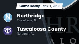 Recap: Northridge  vs. Tuscaloosa County  2019