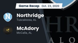 Recap: Northridge  vs. McAdory  2020