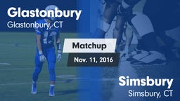 Matchup: Glastonbury High vs. Simsbury  2016