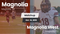 Matchup: Magnolia  vs. Magnolia West  2016