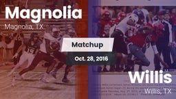 Matchup: Magnolia  vs. Willis  2016