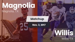 Matchup: Magnolia  vs. Willis  2017