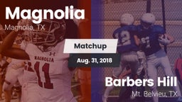 Matchup: Magnolia  vs. Barbers Hill  2018