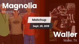 Matchup: Magnolia  vs. Waller  2018
