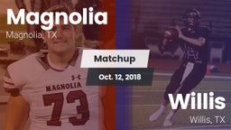 Matchup: Magnolia  vs. Willis  2018