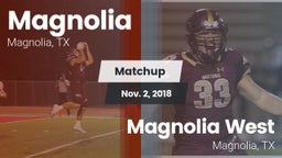 Matchup: Magnolia  vs. Magnolia West  2018