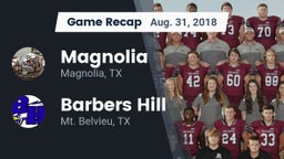 Recap: Magnolia  vs. Barbers Hill  2018