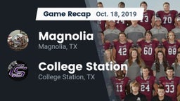 Recap: Magnolia  vs. College Station  2019