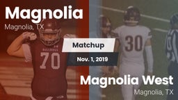 Matchup: Magnolia  vs. Magnolia West  2019