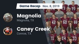 Recap: Magnolia  vs. Caney Creek  2019