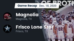 Recap: Magnolia  vs. Frisco Lone Star  2020