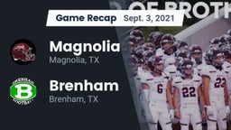 Recap: Magnolia  vs. Brenham  2021
