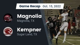 Recap: Magnolia  vs. Kempner  2022